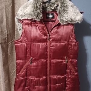 Cute Red winter vest